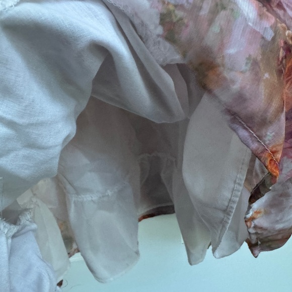 NWOT Wonder Nation 4T Girls Multicolor Floral Ruffle Short Sleeve Formal Dress - Picture 4 of 8